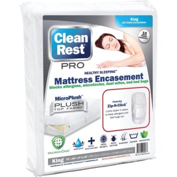 Cleanrest® Pro Mattress Encasement, King, Case Of 3