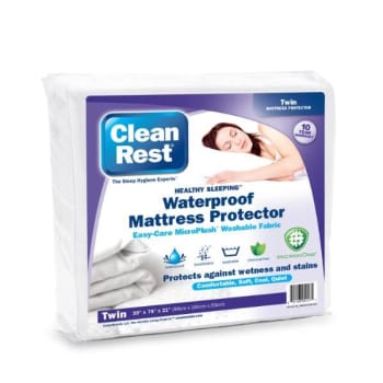 Image for Cleanrest® Fitted Waterproof Mattress Cover, Twin, Case Of 4 from HD Supply