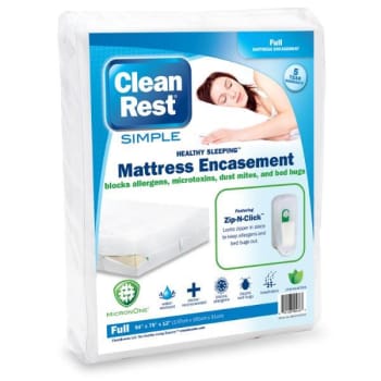 Image for Cleanrest® Simple Mattress Encasement, Full 54x75, Case Of 3 from HD Supply