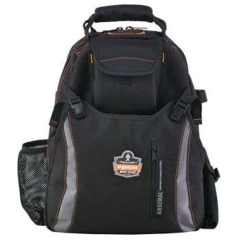 Image for Ergodyne® Arsenal® 5843 Tool Backpack Dual Compartment, Black from HD Supply