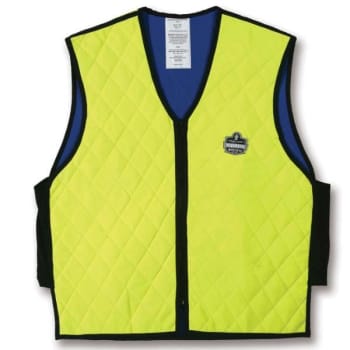 Ergodyne® Chill-Its 6665 Evaporative Cooling Vest, Lime, Extra Large