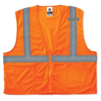 Image for Ergodyne® Glowear® 8210z Type R Class 2 Economy Mesh Vest, Orange, S/M from HD Supply