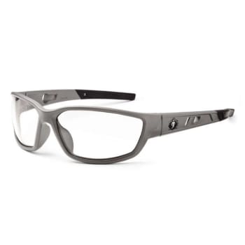 Image for Ergodyne® Skullerz® Kvasir Safety Glasses/Sunglasses, Matte Gray, Clear Lens from HD Supply