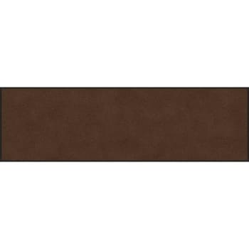 M+a Matting Classic Impressions Hd Solid Carpeted Entrance Mat, Chocolate, 3' X 10'