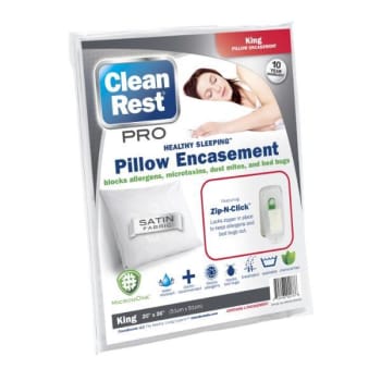 Image for Cleanrest Pro Pillow Encasement King, Case Of 4 from HD Supply