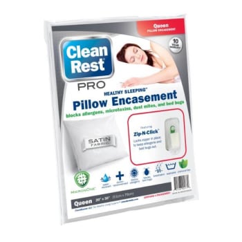 Image for Cleanrest Pro Pillow Encasement Queen, Case Of 4 from HD Supply