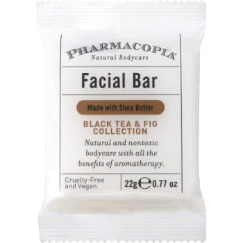 Image for Pharmacopia Premier Black Tea And Fig Facial Bar For Best Western, Case Of 400 from HD Supply