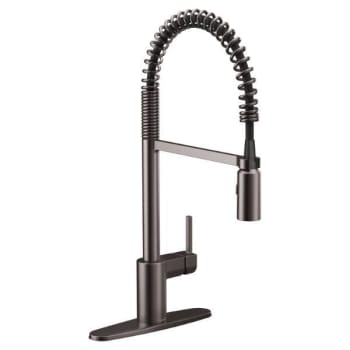 Image for Moen Sleek Kitchen Spring Black Stainless from HD Supply