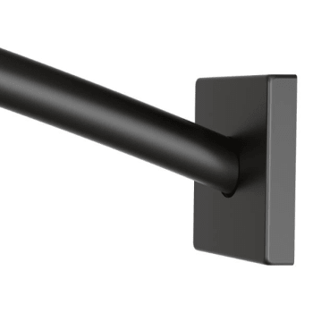 Image for Moen Triva Adjustable Curved Shower Rod Blk from HD Supply