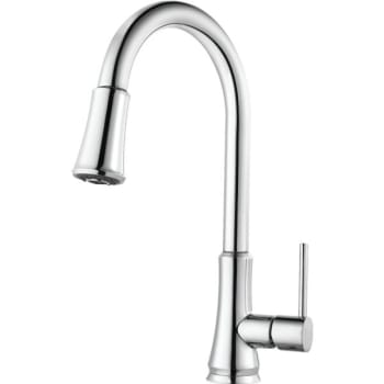 Pfister Series 1-Handle Pull-Down Kitchen Faucet In Polished Chrome