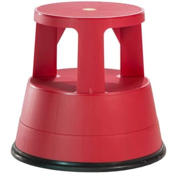 Image for Xtend + Climb 2-Step 300-Lb Load Capacity Red Plastic Step Stool from HD Supply