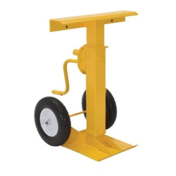 Image for Vestil Steel Hand Crank Trailer Stabilizing Jack With 16 Solid Foam Wheel from HD Supply