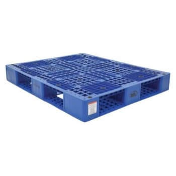Image for Vestil Plp2-4840-Blue Blue Polyethylene Pallet With 4 Way Entry from HD Supply