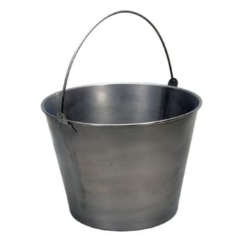Image for Vestil Bkt-Ss-500 Stainless Steel Bucket, 11 Depth, 5 Gallon, 57 Pound Capacity from HD Supply