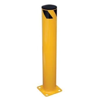 Image for Vestil Yellow Powder Coat Pipe Safety Bollard from HD Supply