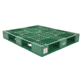 Image for Vestil Green Polyethylene Pallet With 4 Way Entry, 6600 Lbs Capacity from HD Supply