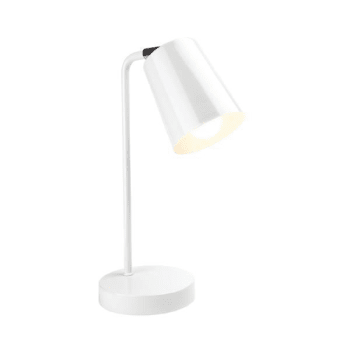Newhouse Lighting Contemporary Table Lamp With Led Bulb Included - White