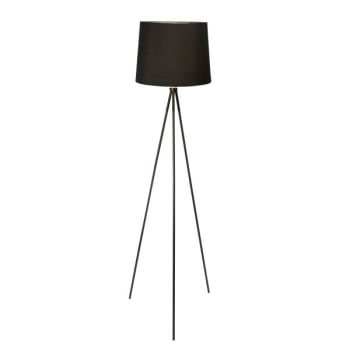 Image for Newhouse Lighting Alexandria Contemporary Tripod Floor Lamp, Black Lamp Shade from HD Supply