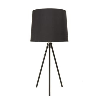 Image for Newhouse Lighting Alexandria Tripod Table Lamp (Black) from HD Supply