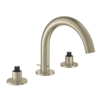 Grohe Atrio® New 8 In S-Size Widespread 2-Handle Bathroom Faucet (Brushed Nickel)