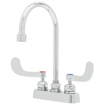 Image for T & S Brass And Bronze Faucet 4 Deck Mount from HD Supply