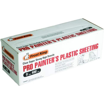 Frost King 9 X 400' .31 Mil Pro Painters Plastic Sheeting