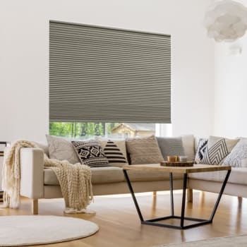 Image for Champion Cellular 66 In. X 48 In. Blackout Shade, Stone Gray from HD Supply