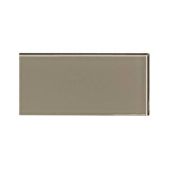 Aspect Glass™ Glas Look Peel-And-Stick Backsplash, Leather, 3 X 6, Pack Of 8