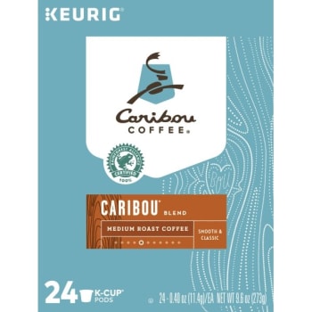 Caribou Coffee Regular Blend K-Cup, Case Of 96