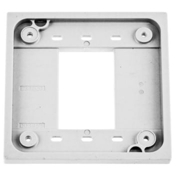 Image for Hubbell 4 In 1-2 Gang 4-Plex Adapter Plate (White) from HD Supply