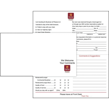 Image for Rdi-Usa Clarion Comment Card, Case Of 500 from HD Supply