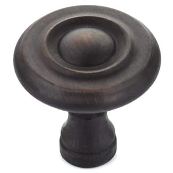 Image for Richelieu Classic Traditional Round Knob Brushed Oil-Rubbed Bronze Metal from HD Supply