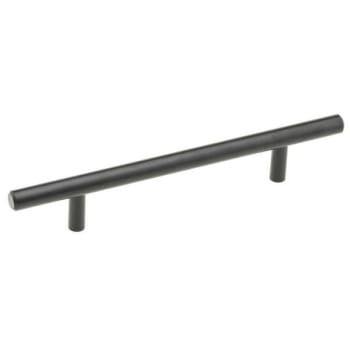 Image for Richelieu Contemporary Steel Pull, 7 9/16 In 192 Mm Matte Black from HD Supply