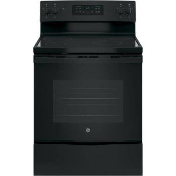 Ge® Smooth Surface Freestanding 5.3-Cu Ft Self-Cleaning Electric Range Black
