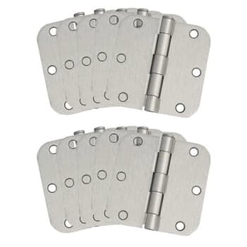 Image for Design House Radius Satin Nickel Door Hinge Value Package Of 10 from HD Supply