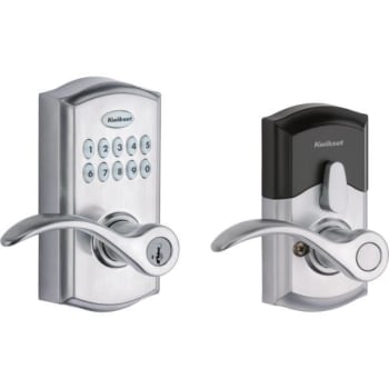 Image for Kwikset® Smartcode™ Electronic Pembroke Lever Smartkey Security™ Satin Chrome from HD Supply