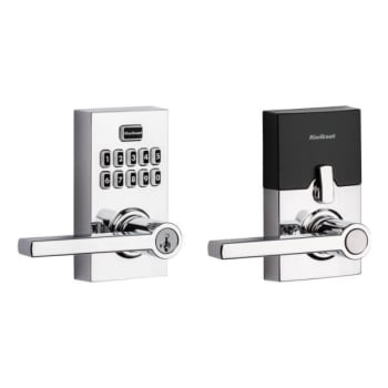 Kwikset® 917 Smartcode® Contemporary Lever Smartkey Security™ Polished Chrome
