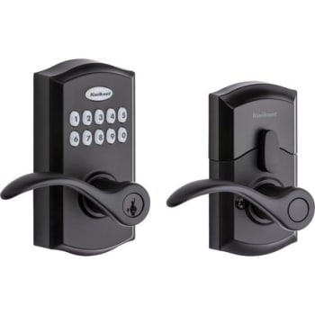 Image for Kwikset® 955 Smartcode™ Electronic Lever Smartkey Security™ Iron Black from HD Supply