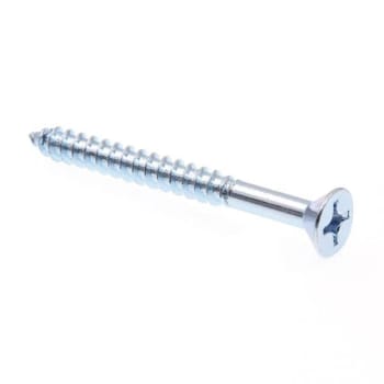 Image for Wood Screws, Flat Head Phillips, #14, Zinc, Package Of 100 from HD Supply