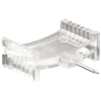 Window Grid Retainer, Clear Plastic, Pack Of 6