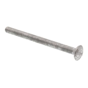 Carriage Bolts, 5 In,galvan Steel, Package Of 5