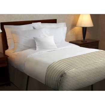 1888 Mills King Fitted Bed Skirt 78x80 Beige Solid Case Of 6 Hd Supply
