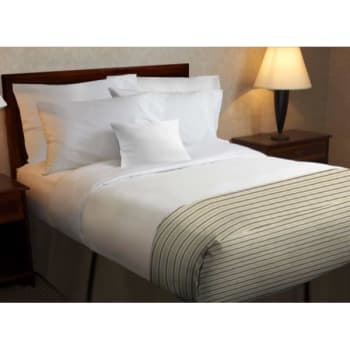 Image for 1888 Mills® Beyond Impressions Solid Beige Full Bed Skirt, Case Of 6 from HD Supply