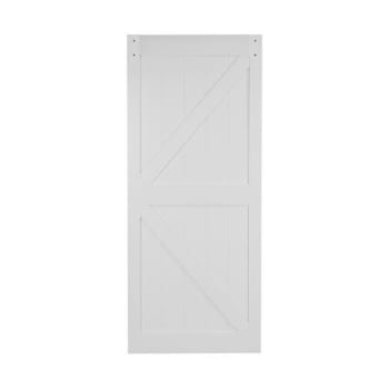 Image for Renin Corp. Mdf K Frame Interior Barn Door Slab, 42 X 84, Bright White from HD Supply