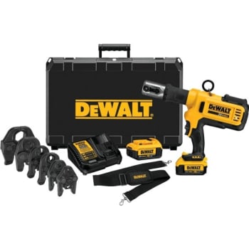Image for Dewalt 1/2 In. - 4 In. 20v Max Plumbing Pipe Press Tool In Yellow/black - 1 Tool from HD Supply