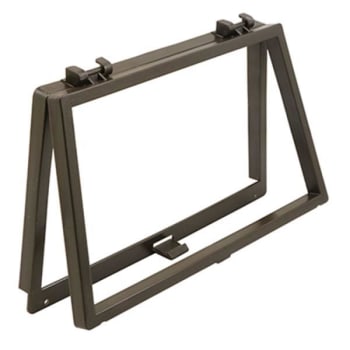Image for Make 2 Fit Wicket, Bronze Plastic, 6-1/8 In. X 10-1/8 In. from HD Supply