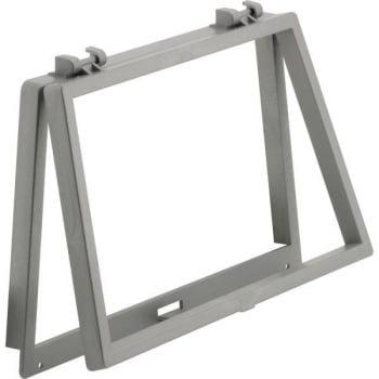 Make 2 Fit Wicket, Gray Plastic, 6-1/8 In. X 10-1/8 In.