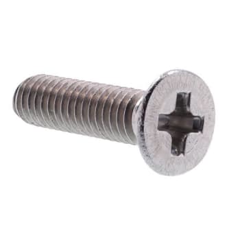 Machine Screws,flat Hd, Phillips Dr, Ss, Package Of 10..