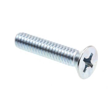Image for Machine Screws, Flat Hd, Phillips Dr,.,zinc, Package Of 100 from HD Supply