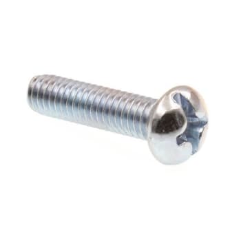 Image for Machine Screws, Round Hd, Phil/ Slot Com, Zinc, Package Of 20 from HD Supply